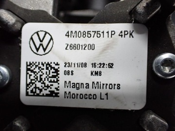 ZRCÁTKO VNITŘNÍ ZPÁTEČNÁ 4M0857511P VW CADDY V 2K 2K7 24R