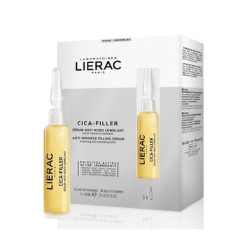 LIERAC Cica-Filler przeciwzmarszczkowe serum regenerujące do twarzy 3x10ml