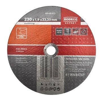 TARCZA DO CIĘCIA METALU CIEŃKA GR.1MM FI.115MM