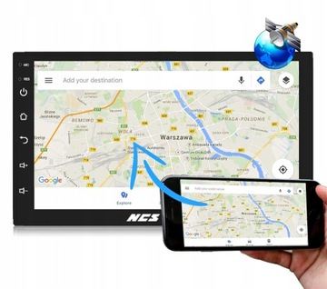 АВТОМОБИЛЬНЫЙ РАДИО 2 DIN ANDROID USB GPS BLUETOOTH