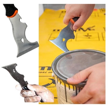 ШПАТЕЛЬ МНОГОФУНКЦИОНАЛЬНЫЙ ШПАТЕЛЬ УНИВЕРСАЛЬНЫЙ СКРЕБОК 40ММ НЕРЖАВЕЮЩАЯ СТАЛЬ