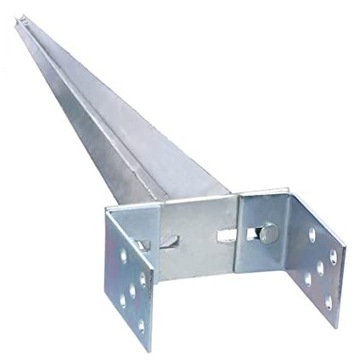 PODSTAWA SŁUPA WBIJANA KOTWA WSPORNIK 0-120x700 MM