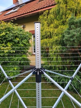 SUSZARKA OGRODOWA pranie PROMIS 50m 180cm VILEDA