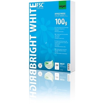 Papier biurowy Sigel IP-125 Bright White A4 100g biały