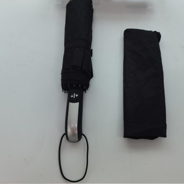 UMBRELLA STORM-PROOF,POCKET UMBRELLA WITH AUTOMATIC OPEN-CLOSE BLACK 105CM
