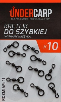 UnderCarp Krętlik do szybkiej wymiany haczyka #11