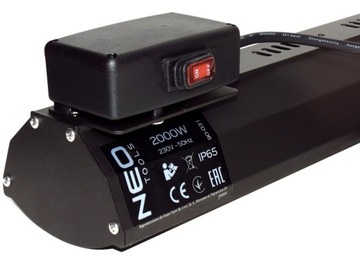 Promiennik 2000W, IP65, element grzejny golden hal