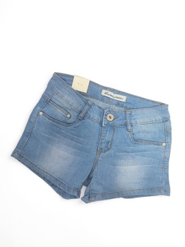 Spodenki Damskie Aureus Jeans Szorty Niebieskie XL/42