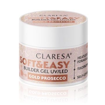 Гель для наращивания ногтей CLARESA GOLD PROSECCO 45G