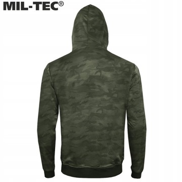 Bluza dresowa treningowa sportowa moro z kapturem Mil-Tec Woodland S