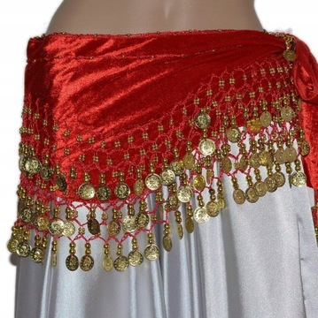 XXL Chusta do BELLY DANCE tribal orient cygańska