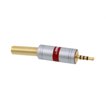 Wtyk mikro JACK 2.5 mm 4 POLOWY LUTOWANY CHROME JW820 Vitalco