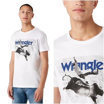 WRANGLER SS MĘSKA KOSZULKA T-SHIRT NADRUK XL