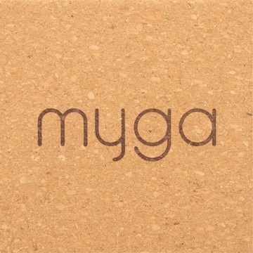 блок для йоги Myga Cork Block
