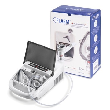 PROFESJONALNY INHALATOR FLAEM NEBULFLAEM 4.0 4TRYBY NEBULIZATOR RF9 BIOCOTE