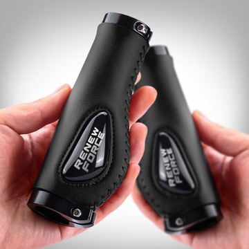 Удобные ручки Велосипедные ручки Велосипедные ручки Противоскользящая Прочная ЭКО-КОЖА