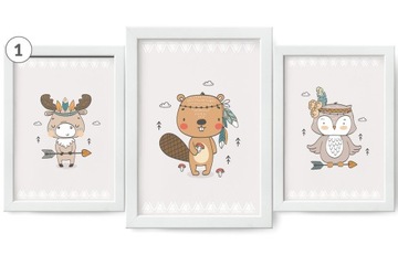 Установите 3pcs Picture Pired Pired 30x40