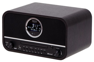 ЦИФРОВОЕ РЕТРО РАДИО DAB/FM/CD/BT WOOD CR1182