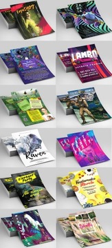 Художественный графический дизайн плаката А4 А3