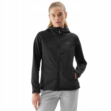 KURTKA DAMSKA 4F SOFTSHELL PRZECIWDESZCZOWA SPORTOWA WIOSENNA