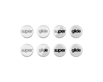 Uniwersalne ślizgacze do myszki szklane Superglide 6mm 8szt