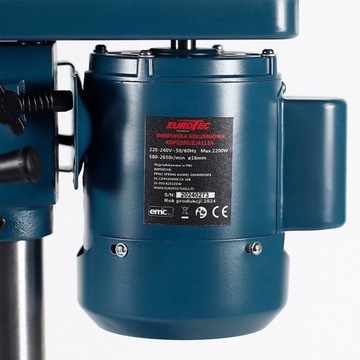 WIERTARKA STOŁOWA KOLUMNOWA SŁUPOWA 2200W +IMADŁO INDUKCYJNA REGULACJA 16MM