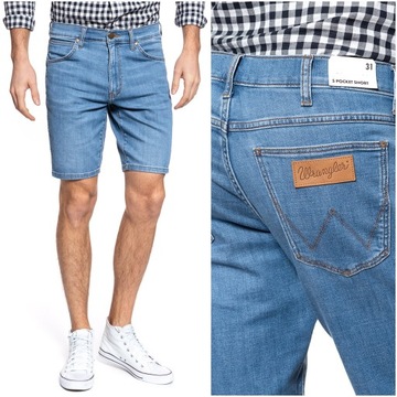 Męskie szorty jeansowe Wrangler 5 POCKET SHORT W30