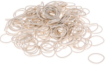 1KG GUMKI RECEPTURKI BIAŁE rozmiar :60