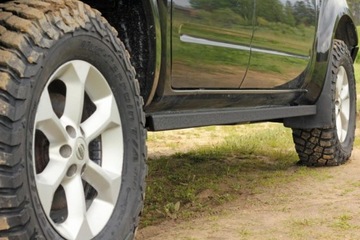 Боковые пороги Nissan Navara D40 05-14