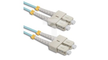 Qoltec Patchcord światłowodowy SC/UPC - SC/UPC Multimode 50/125 OM4 Duple