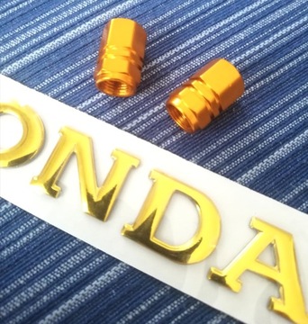 Zakrętki wentyli ZŁOTE Alu Keiti 2szt +Gratis