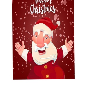 Двусторонний Санта-Клаус для вашего сада.