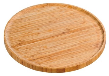 БАМБУКОВЫЙ ПОДНОС ДЛЯ ПОДАЧИ ЗАКУСОК, 32 см