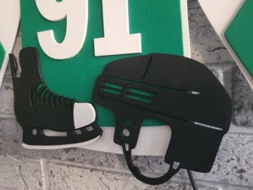 Ночник деревянный светодиодный хоккейный (ХОККЕЙ)