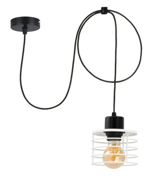 LAMPA WISZĄCA SUFITOWA ŻYRANDOL LED Biała