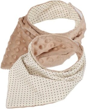 BABYMAM MIĘKKI ŚLINIAK APASZKA MINKY NA RZEPY 2w1