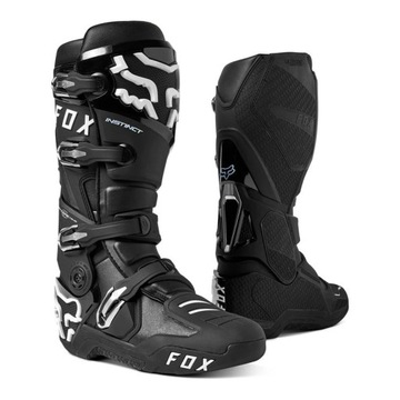 Buty motocyklowe enduro FOX INSTINCT 2.0 BLACK czarny GRATISY