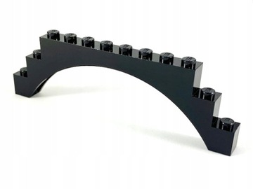 LEGO łuk 1x12x3 6108 czarny