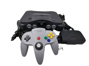 KONSOLA NINTENDO 64 EUROPEJSKA WERSJA CZARNA