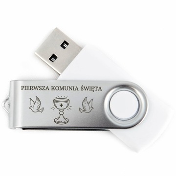 Pendrive I Komunia Św. 64 GB USB 3.0 pamiątka GRAWER komunijny komunii