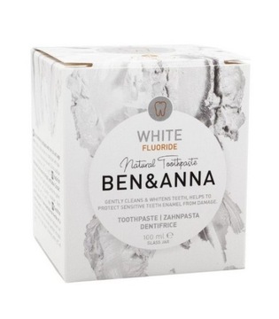 BEN&ANNA zęby wrazliwe pasta wybielająca WHITE