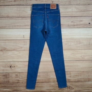 LEVI'S Mile High Super Skinny Spodnie Jeans Damskie r. 25/30