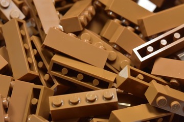Lego medium nougat klocek 1x4 3010 10szt