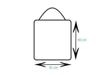 Гобеленовая сумка большая 42х40 см Райская птица
