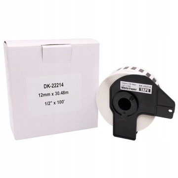 Taśma termiczna do Brother QL DK-22214 12mmx30,48