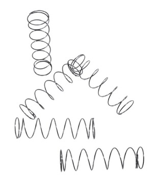 SPRĘŻYNA NACISKOWA d=0,5 * Dz=11 * L=40 - 5szt.