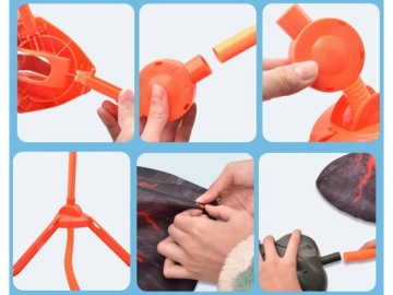 Dinosaur Launcher Volcano Set ракетная пушка катапульта ZA5006