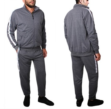 Мужской спортивный костюм SWEATSHIRT + COTTON PANTS черный 9106 L