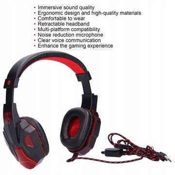 Комплект проводных игровых наушников SY830MV