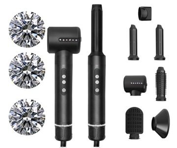 Фен, 110000 об/мин, 7 в 1, фен белого цвета для укладки волос